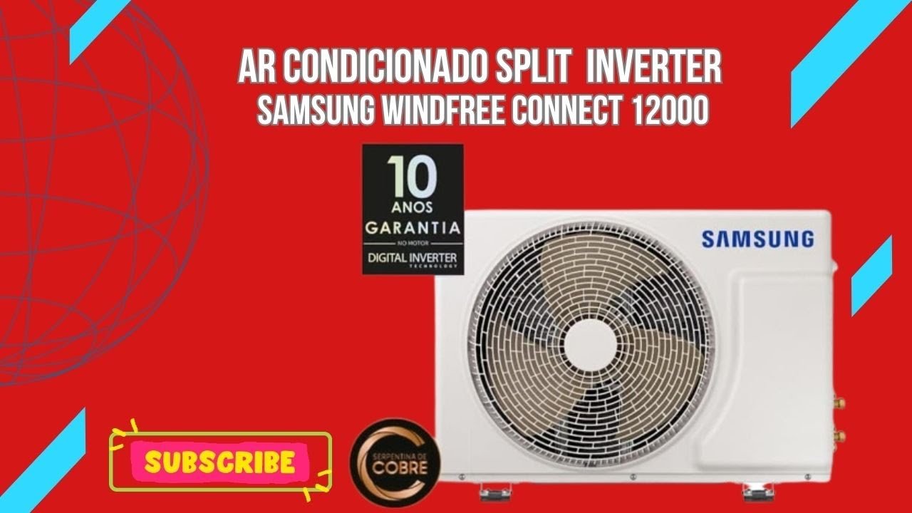 Caramba!!! Ar Condicionado Split Inverter  Samsung Windfree Connect 12000