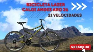 CHOCANTE! BICICLETA LAZER CALOI ANDES ARO 26 21 VELOCIDADES