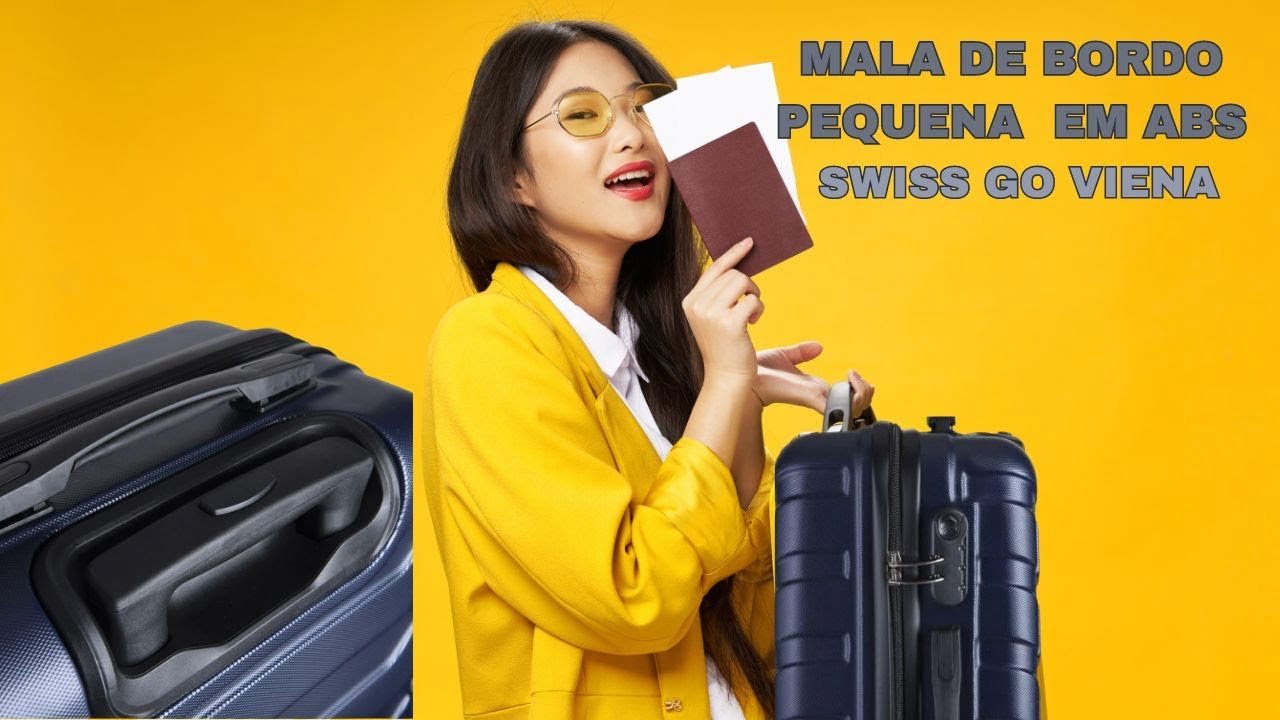 Cuidado! Mala De Bordo Pequena Para Viagens Em Abs