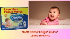 CUIDADO!  MAMYPOKO TOQUE SUAVE LENÇOS INFANTIL