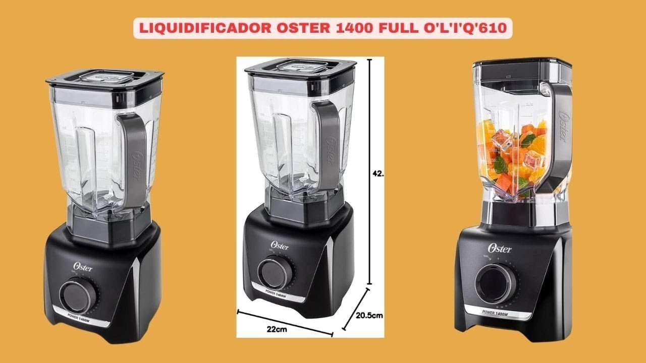 🤔((Segredo Revelado!)) O Liquidificador Oster 1400 Full Oliq610 É Bom? Funciona?