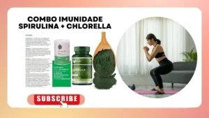 ENERGIA E DISPOSIÇÃO - COMBO IMUNIDADE SPIRULINA + CHLORELLA