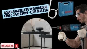 ATENÇÃO! BOSCH MARTELETE  PERFURADOR GBH 2-24 D 820W