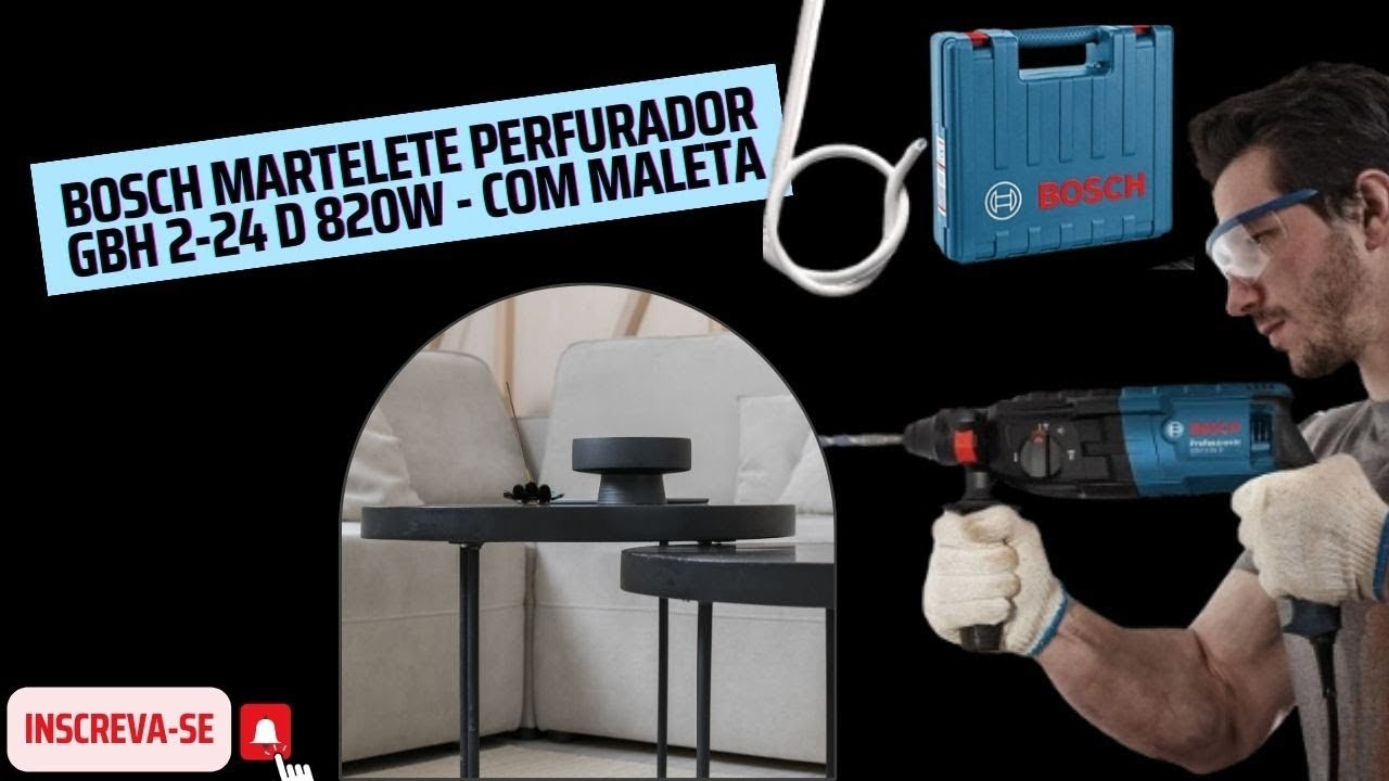Atenção! Bosch Martelete  Perfurador Gbh 2-24 D 820W