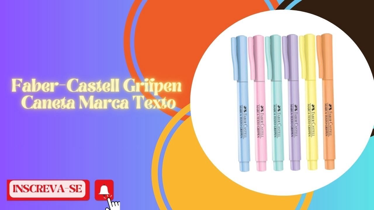 Atenção! Uma Análise Detalhada Da Caneta Marca Texto - Faber  Castell Grifpen