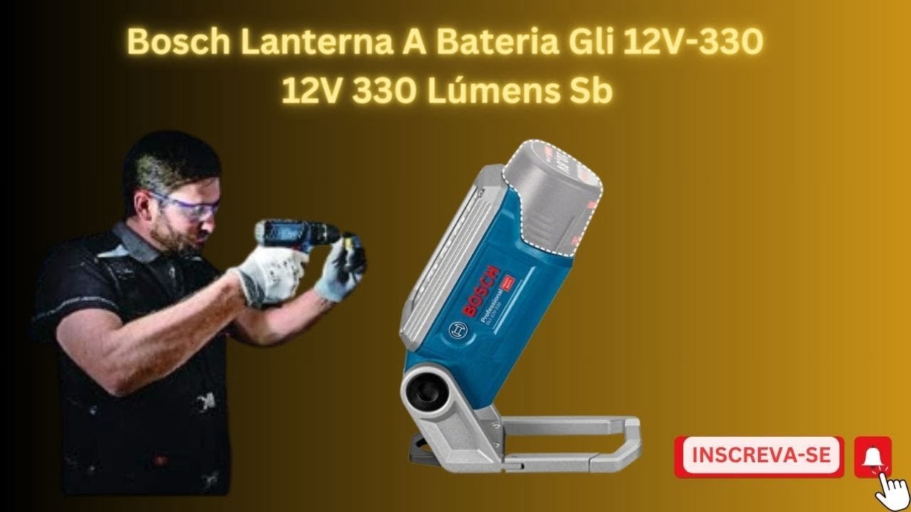 Pós E Contra Sobre A Bosch Lanterna Bateria Gli 12V-330