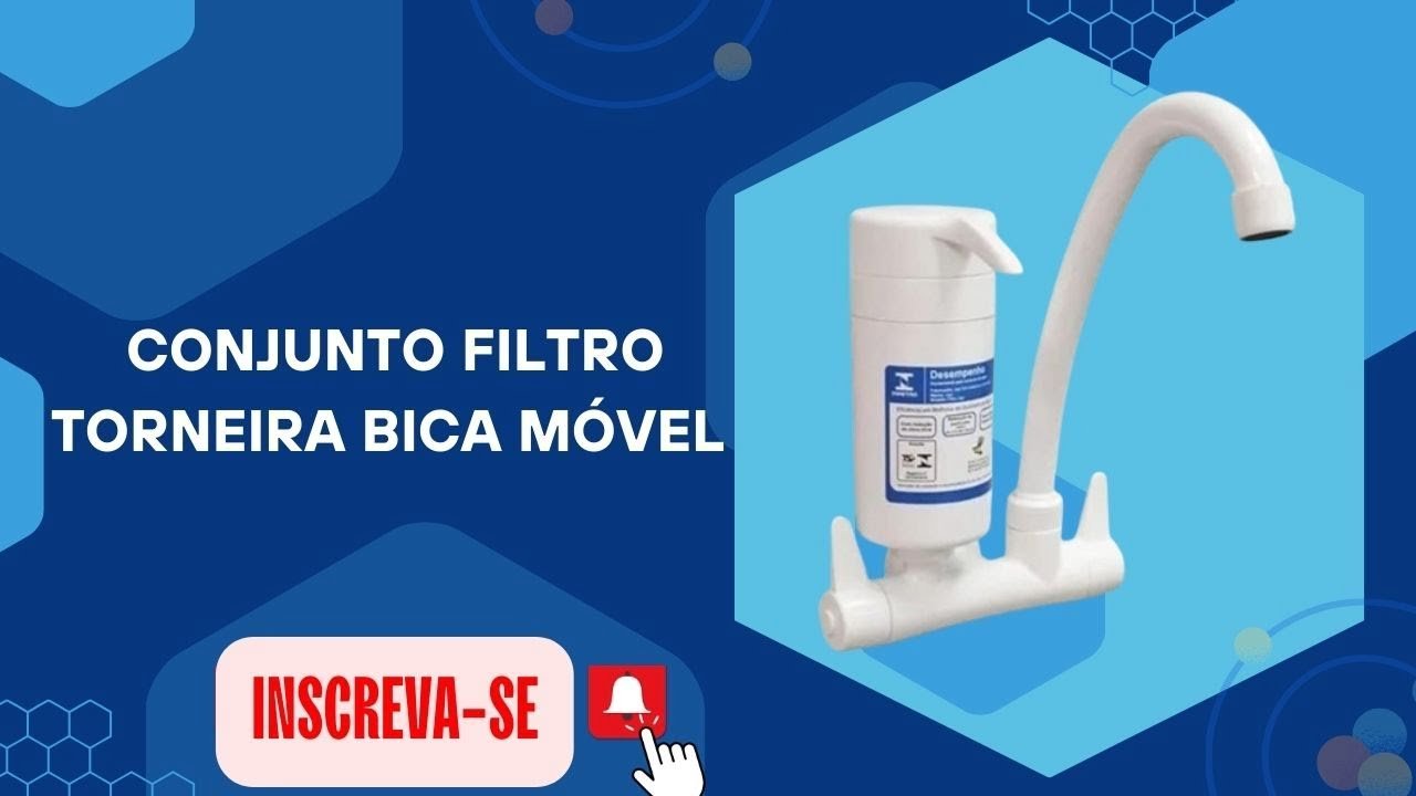 Atenção! Nao Veja Isto! Conjunto Filtro Com Torneira Bica Móvel
