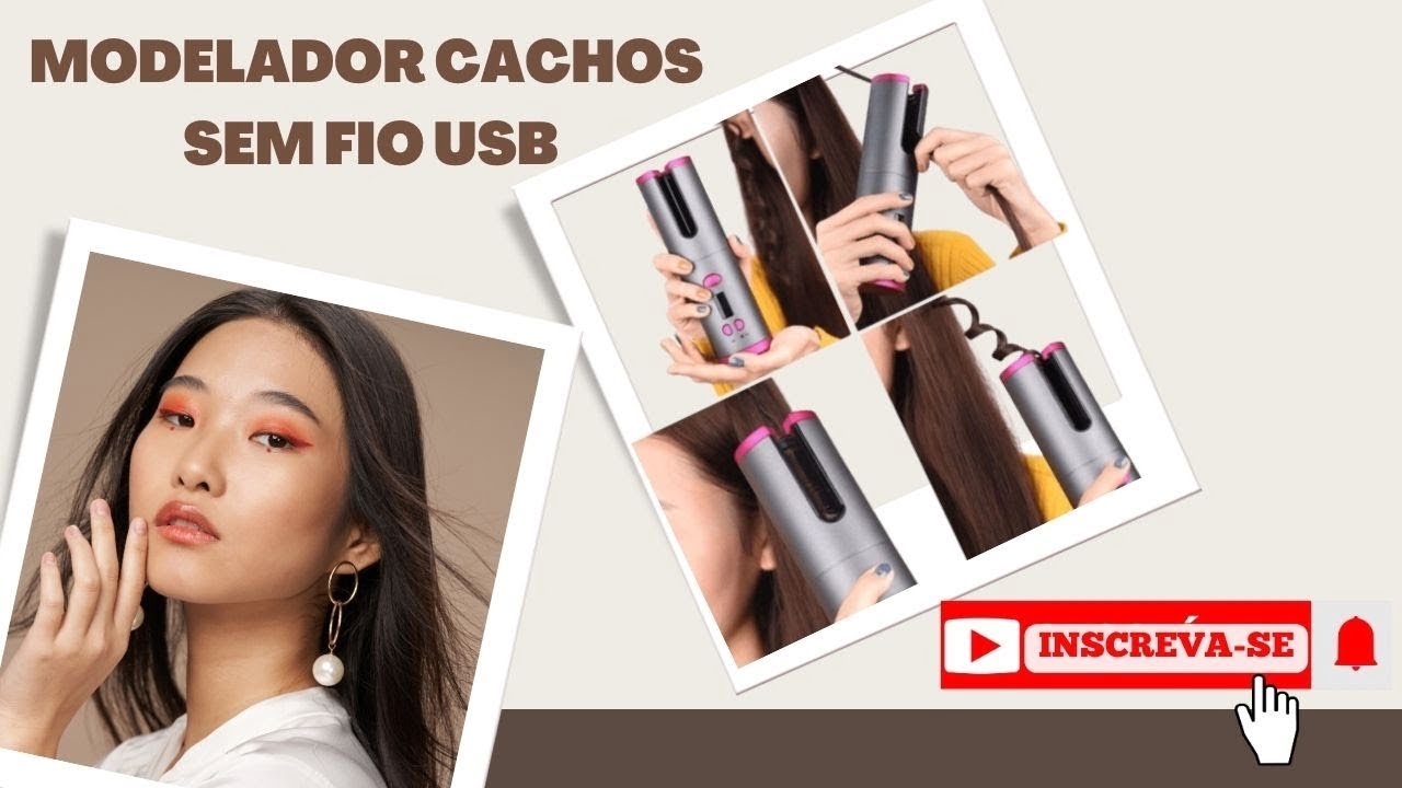 Atençao! Modelador De Cachos Sem Fio Usb