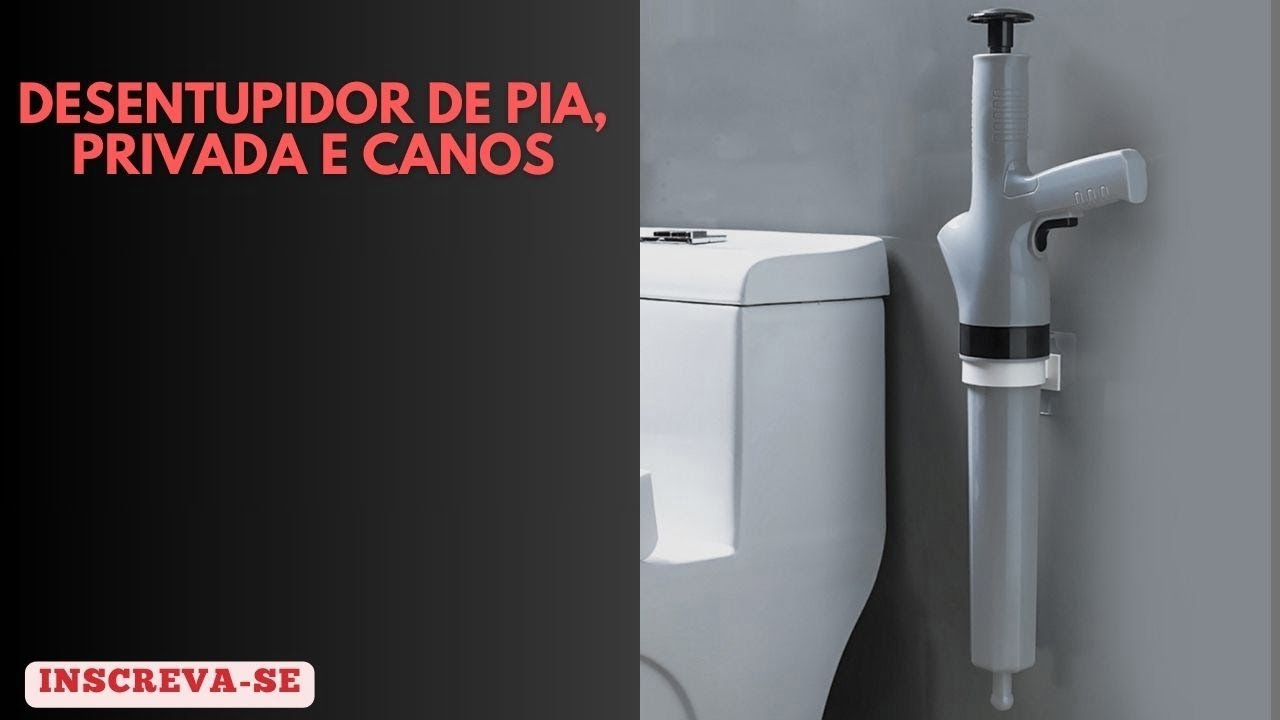 Cuidado! Desentupidor De Pia, Vasos E Canos