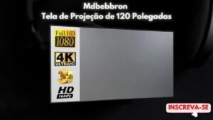 Atenção! Explorando a Versatilidade da Mdbebbron Tela de Projeção de 120 Polegadas