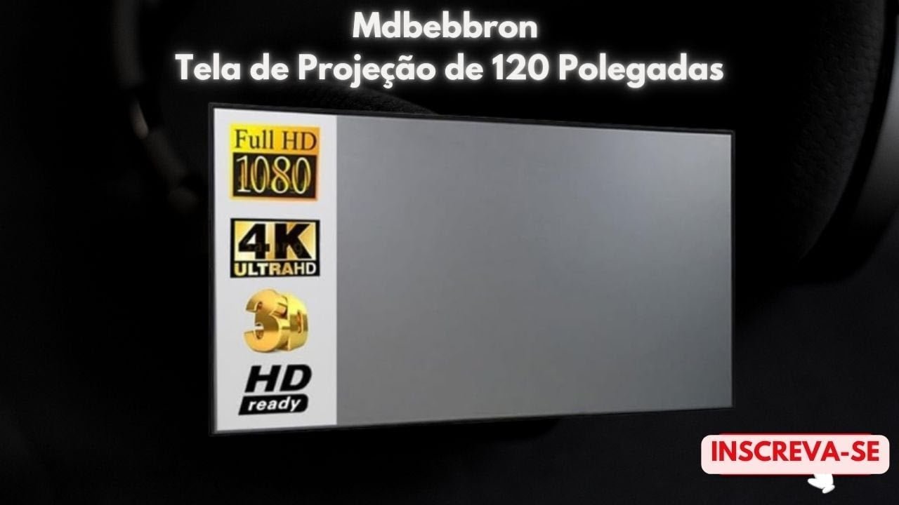 Atenção! Explorando A Versatilidade Da Mdbebbron Tela De Projeção De 120 Polegadas