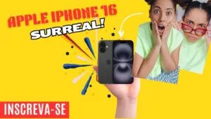 Surreal!  Você precisa saber disso!  Apple iPhone 16 128 GB – Preto