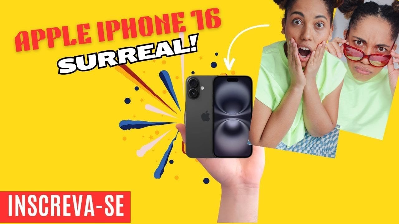 Surreal!  Você Precisa Saber Disso!  Apple Iphone 16 128 Gb – Preto