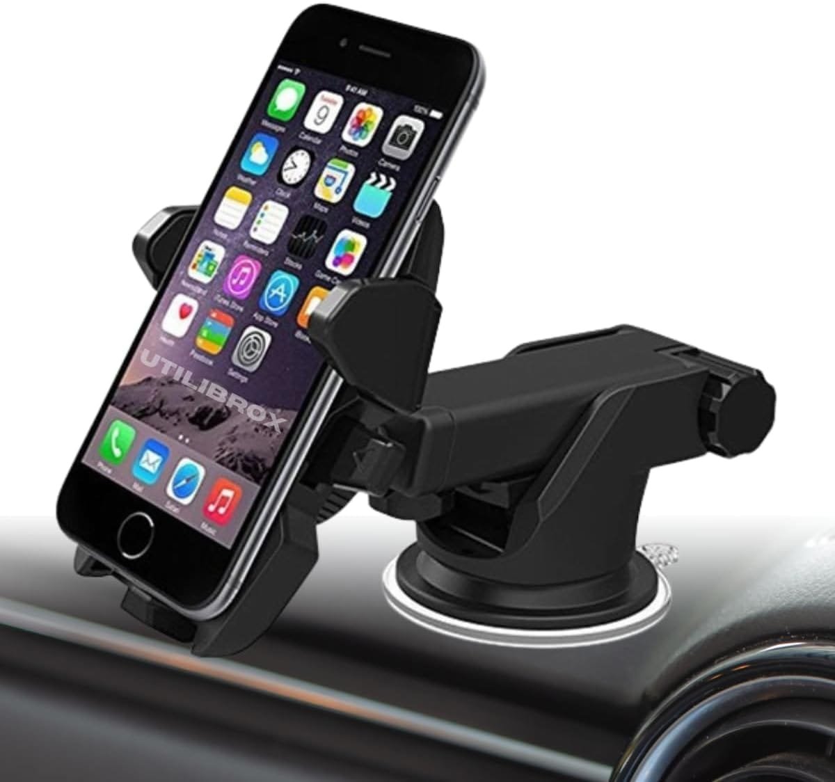 Suporte De Celular Para Carro, Apoio Veicular De Celular Gps. Cuidado! 1 Eletrônicos Para Carros