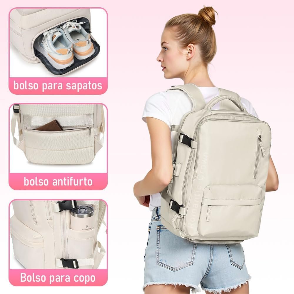 Black Friday Amazon Romantic Crown Mochila De Viagem Expansivel Avião Grande 2 1731291534 905 Black Friday Amazon Romantic Crown Mochila De Viagem Expansivel Aviao