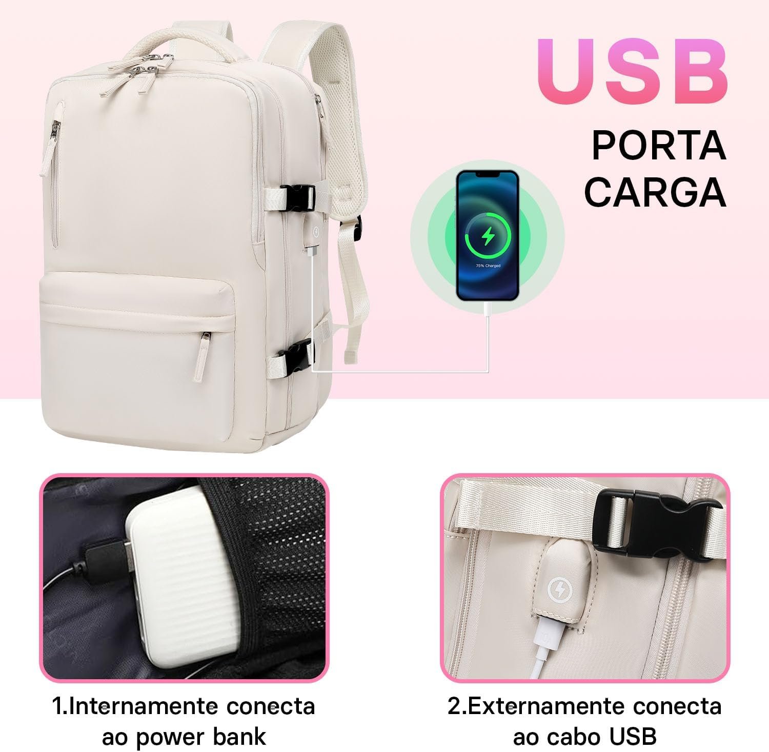 Black Friday Amazon Romantic Crown Mochila De Viagem Expansivel Avião Grande 3 1731291536 331 Black Friday Amazon Romantic Crown Mochila De Viagem Expansivel Aviao