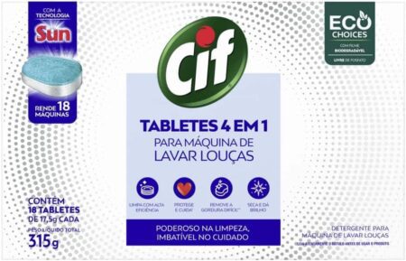 Black Friday Amazon Cif Tabletes Máquina De Lavar Louças