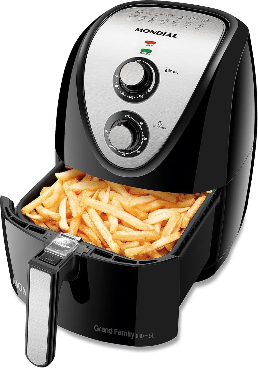 Black Friday Amazon Fritadeira Air Fryer 5L Mondial Afn-50-Bi 1 *