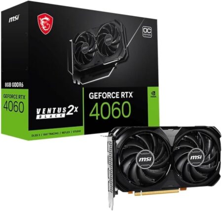 Black Friday 2024 “Placa De Vídeo Rtx 4060 8Gb Gddr6 Ventus 2X Black”