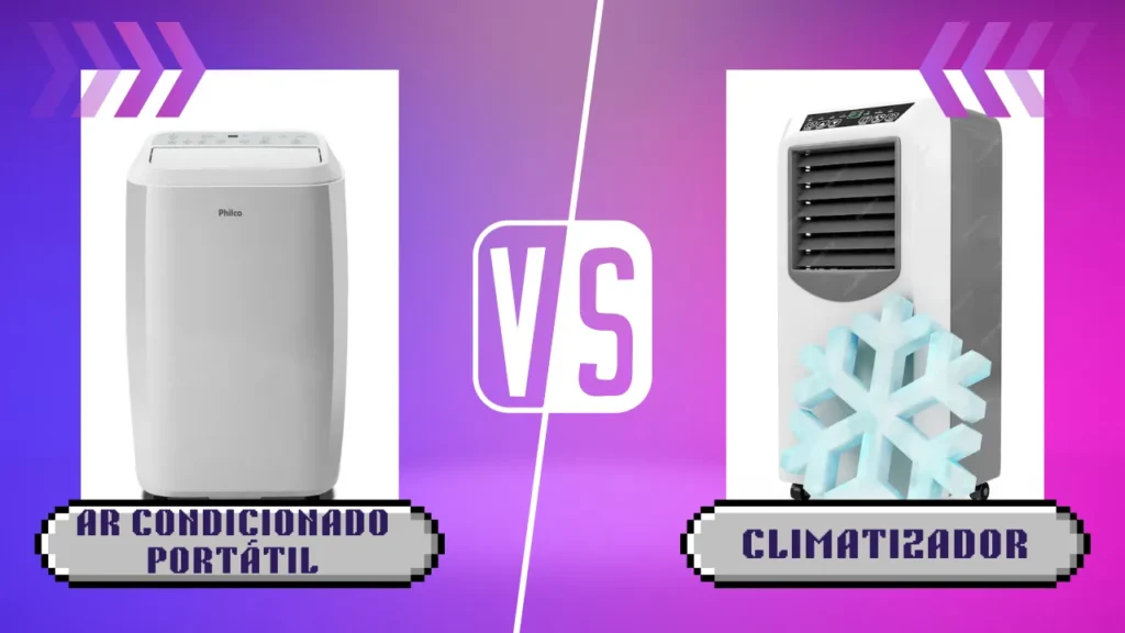 Diferenças entre Ar-condicionado Portátil e Climatizador