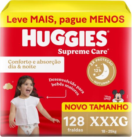 Huggies Fralda Supreme Care Xxxg 128 Unidades É Bom? Leia Isso