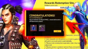 Free Fire CODIGUIN: código FF Sombra Boreal; Resgate no Rewards