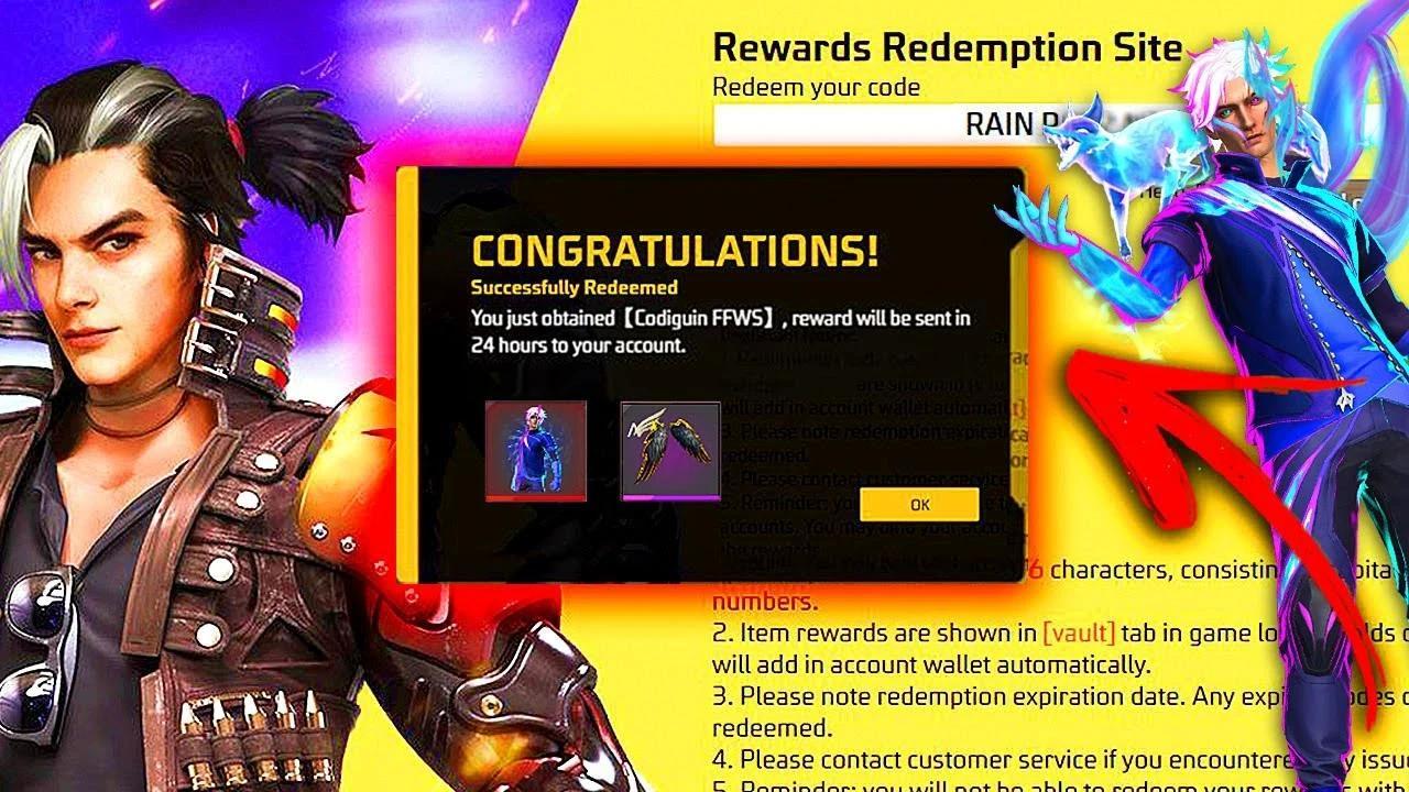Free Fire Codiguin: Código Ff Sombra Boreal; Resgate No Rewards
