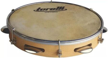 Avaliação Pandeiro Injetado 10″ Torelli Tp 300 Com Pele Animal