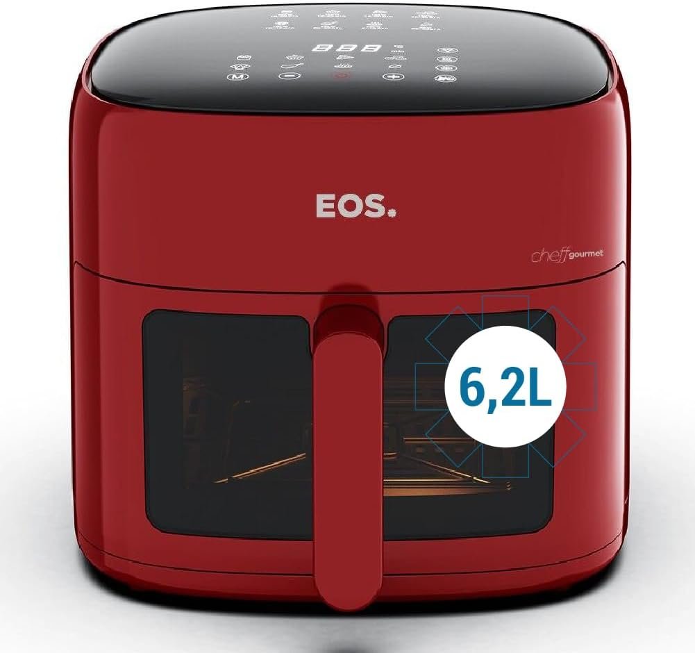 Air Fryer Eos Chef Gourmet 6.2L Digital Vermelha É Bom? Resenha 2026