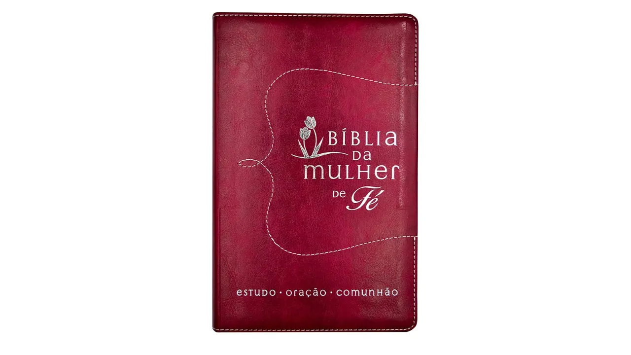 Bíblia Da Mulher De Fé Nvi Luxo Vermelho