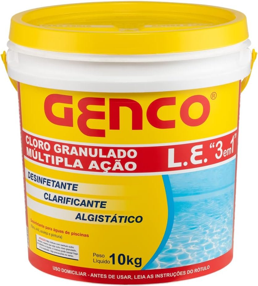 Cloro Genco L.e. Mult 3X1 - 10Kg É Bom? Avaliação 2026