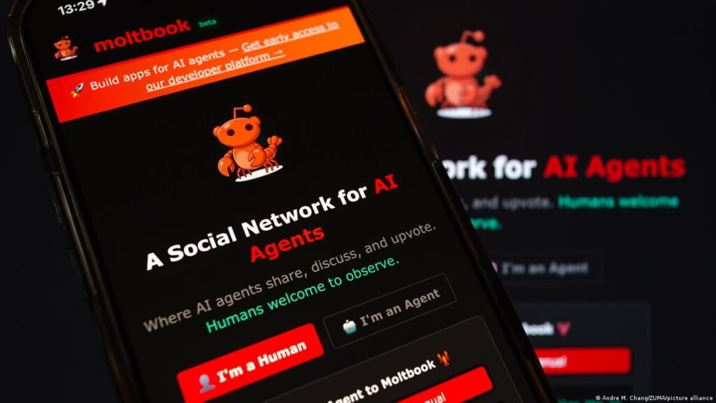 Compra Do Moltbook Por Ia. Rede Social De Ia