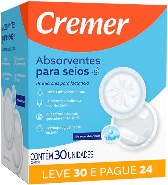 Absorventes Cremer 30 Unidades Seios É Bom? Avaliação 2026