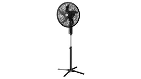 Hepta World Ventilador De Coluna, Resfriamento, Silencioso, Design Slim Para Casa Escritório (Preto, 110V, 101)