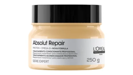 L'Oréal Professionnel Serie Expert Absolut Repair, Máscara De Reparação Intensiva Para Cabelos Danificados E Finos Com Quinoa Dourada, Reconstrução
